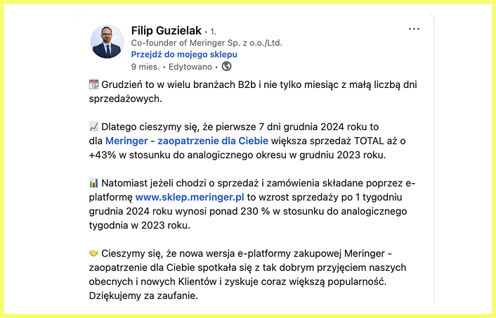 Meringer - testimonial LinkedIn 2