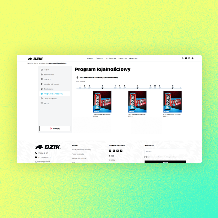 Program lojalnościowy z giftami
