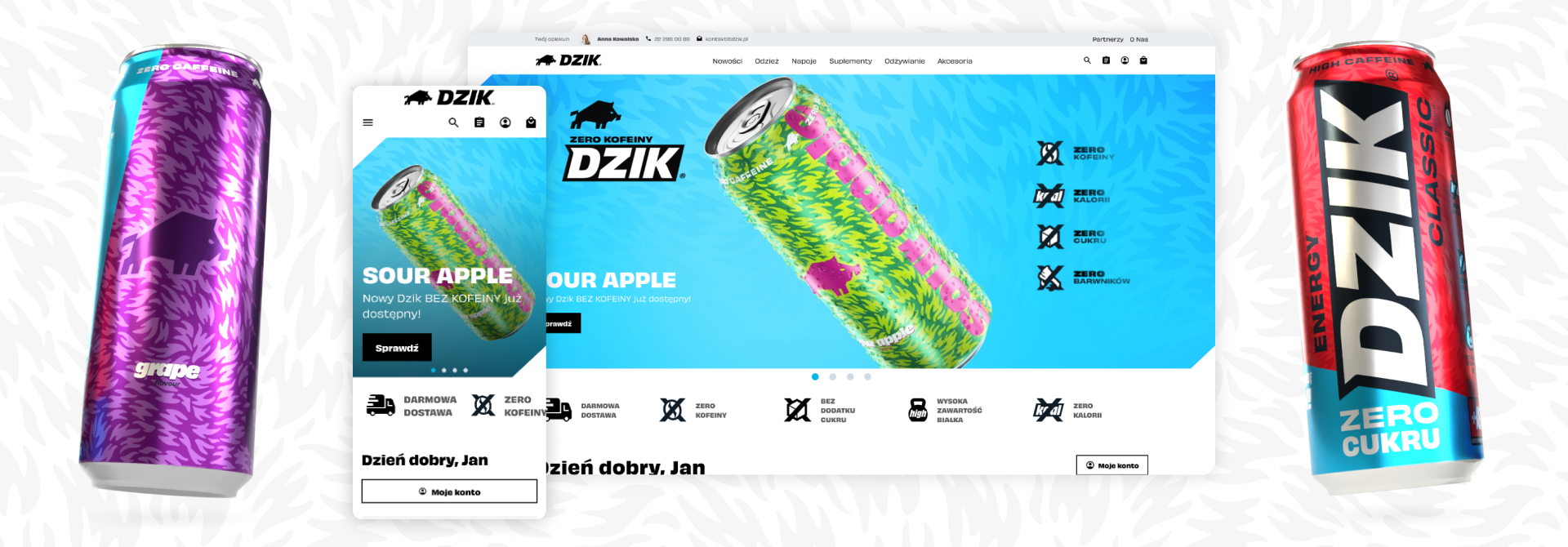 Portoflio - Dzik desktop